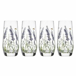 Ashdene Lavender Fields - Glass Highball Tumbler (Pack of 4)