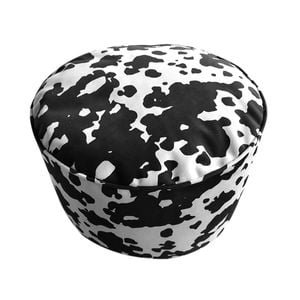 SOGA 48cm Round Pouffe Ottoman 35cm High