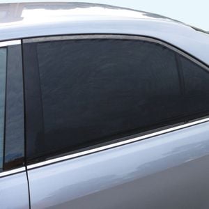 2 x car rear window sun shades 98cm x 73cm uv cover car window curtain universal large/rectangle