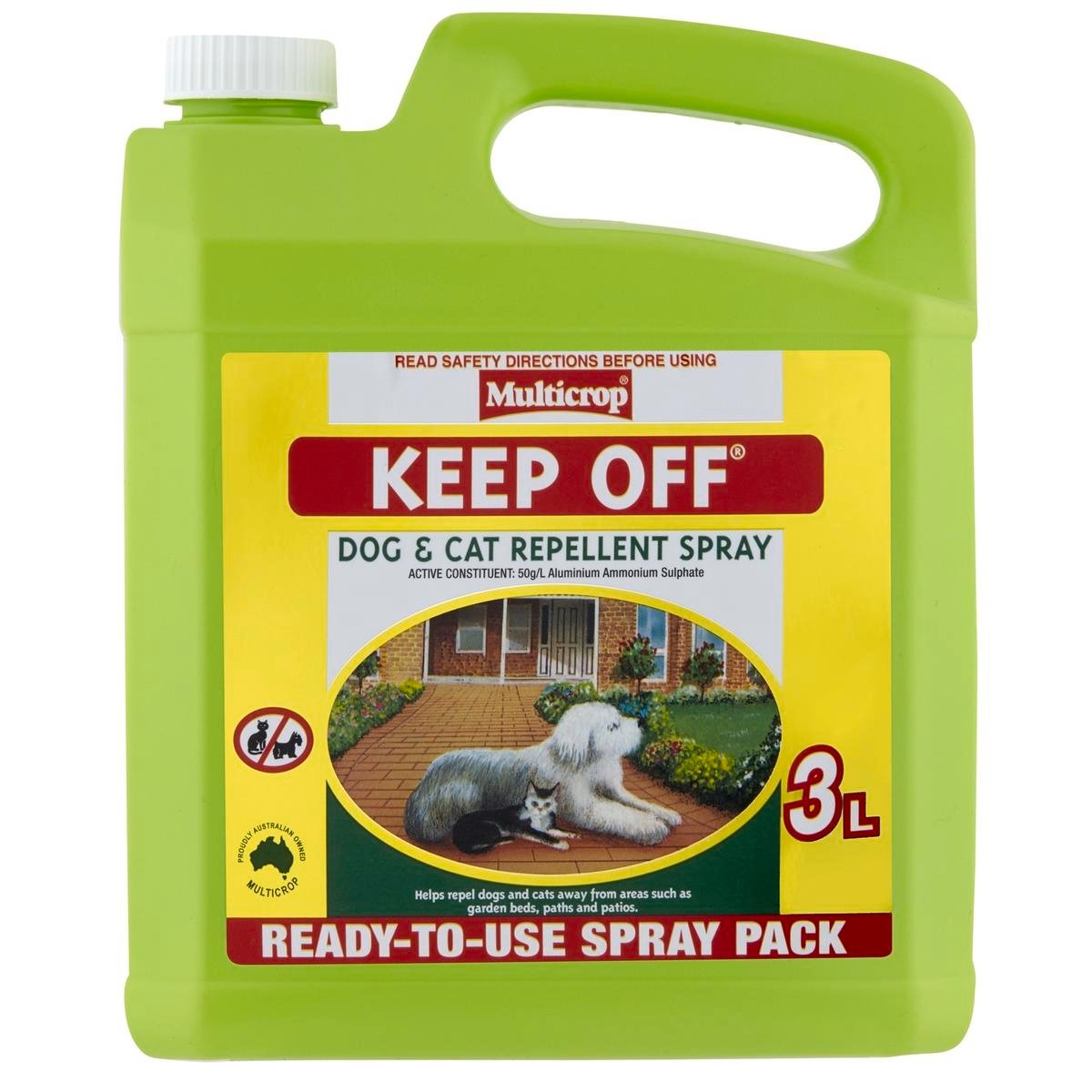 Multicrop 3L Keep Off Dog And Cat Repellent Bunnings Australia