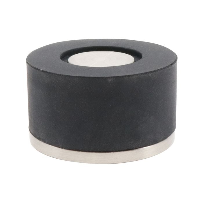 Adoored Small Metal Round Rubber Floor Door Stop - Small