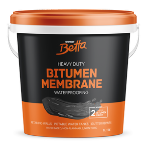 Gripset Betta 1L Bitumen Rubber Waterproofing Membrane - 1L