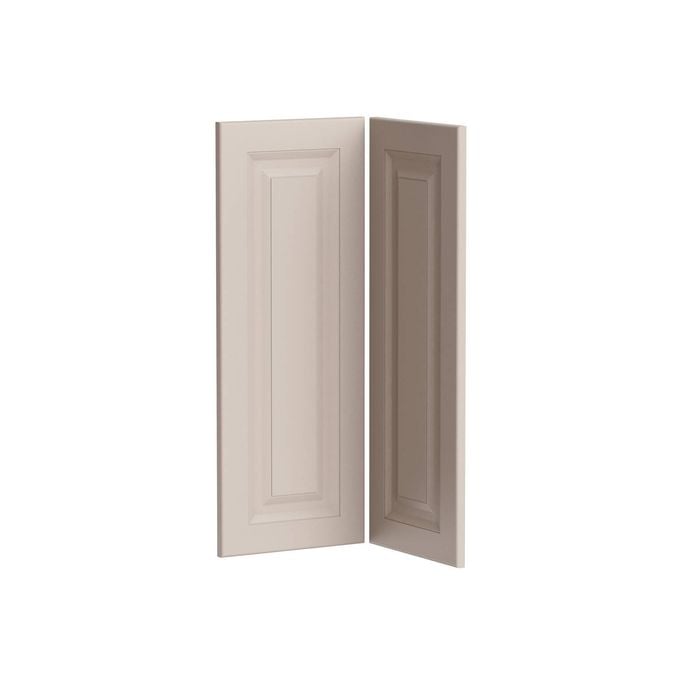 Kaboodle Cannellini Heritage Corner Wall Cabinet Doors - 2 Pack