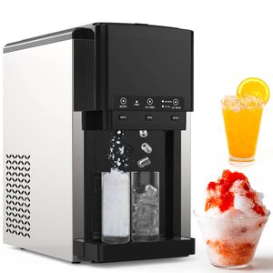 YOPOWER 3 in 1 Ice Maker with Crushed Ice and Ice Water Combo