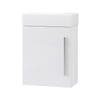 Mondella 400mm White Rococo Wall Hung Vanity With Basin