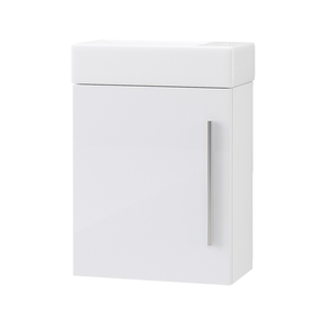 Mondella 400mm White Rococo Wall Hung Vanity With Basin