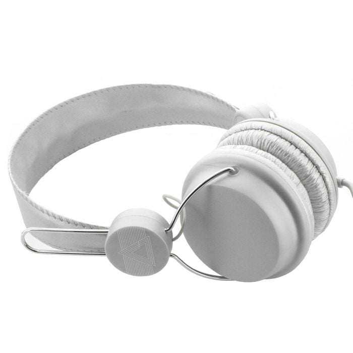 Coloud Colors Silver Headphones On-Ear with Inline Mic & Remote C22M
