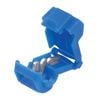Narva 4 / 6.3 x 0.8mm Blue Ezy-Tap Wire Connector - 8 Pack