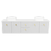New England Joinery 1800mm Diadem Double Basin SilkSurface Top Wall Hung Vanity