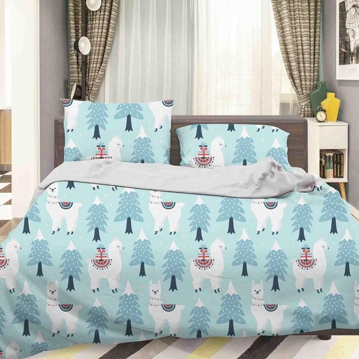 3D Cartoon Pine Luma Quilt Cover Set Bedding Set Pillowcases 181