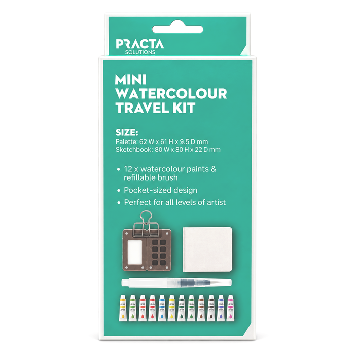 Practa Mini Watercolour Paint Travel Kit