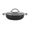 Anolon Endurance+ 26cm/3.8L Non-Stick Casserole w/ Lid Round Cooking Pot Black