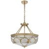 Telbix Valmont Modern Pendant Hanging Lamp Light Solid Brass Brass Brass