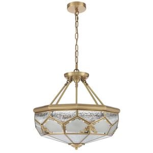 Telbix Valmont Modern Pendant Hanging Lamp Light Solid Brass Brass Brass