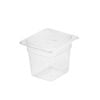 SOGA Clear Gastronorm Pan 1/6 150mm Deep