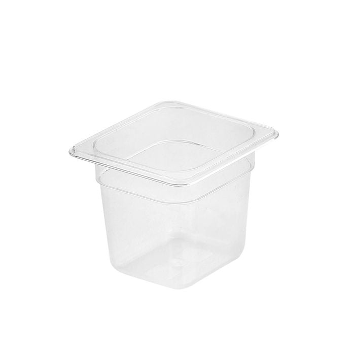 SOGA Clear Gastronorm Pan 1/6 150mm Deep