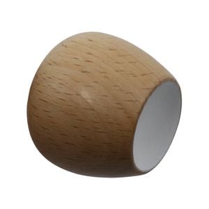 Adoored 34mm White Pine Cabinet Knob - 4 Pack