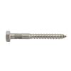 Zenith M8 x 50mm Stainless Steel Hex Head Coach Screw