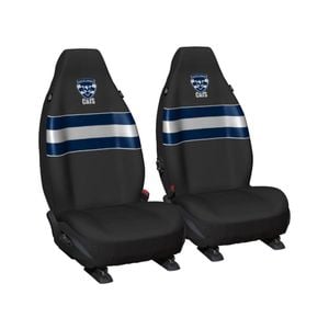 Geelong Cats Official Afl Seat Covers Airbag Compatible Universal Fit