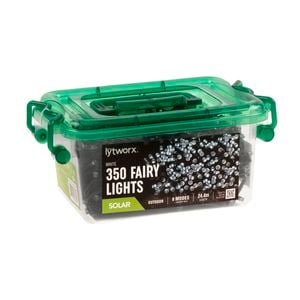 Lytworx White Solar Fairy Lights - 350 Pack
