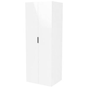 Lugna 2048X900X580mm White 5 Shelf Double Door Cabinet - White