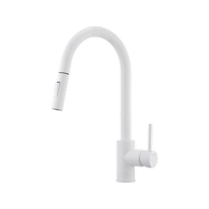 Mondella 35mm Cadenza Vege Spray Sink Mixer WELS 5 Star 6L/min - White