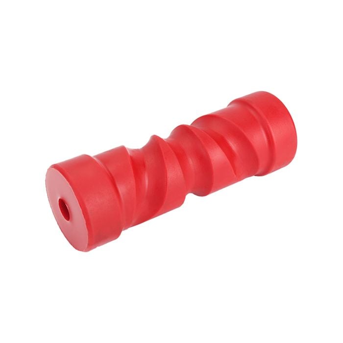 Sunrise Poly Soft Roller 6" Self Centering Roller 17mm Bore Red - Brps322