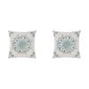 2PK Linen House 65x65cm Thalia Blue European Pillowcase