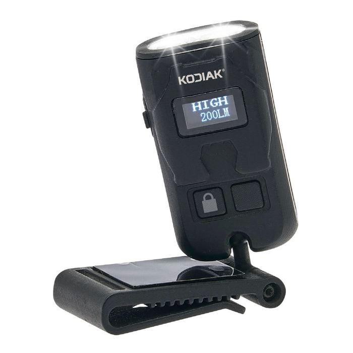 Kodiak 500 Lumen Kaptain EDC Torch With Nano Suction & LCD Screen