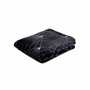 J.Elliot Celeste Flannel Throw Rug Black
