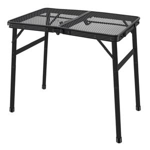 Levede Aluminum Folding Mesh Top Picnic Table - Black
