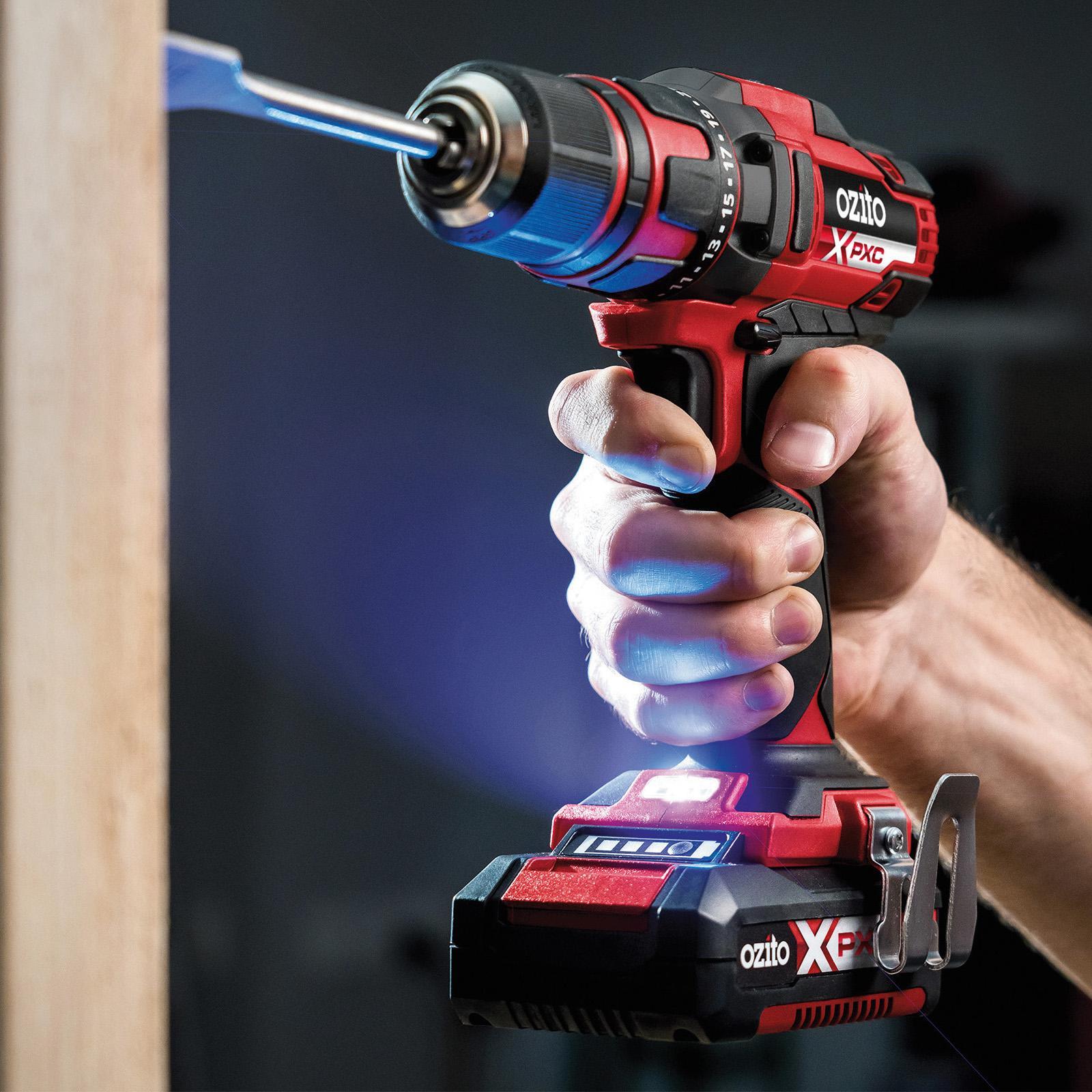Ozito PXC 18V Cordless Drill Driver Kit PXDDK 250C Bunnings Australia