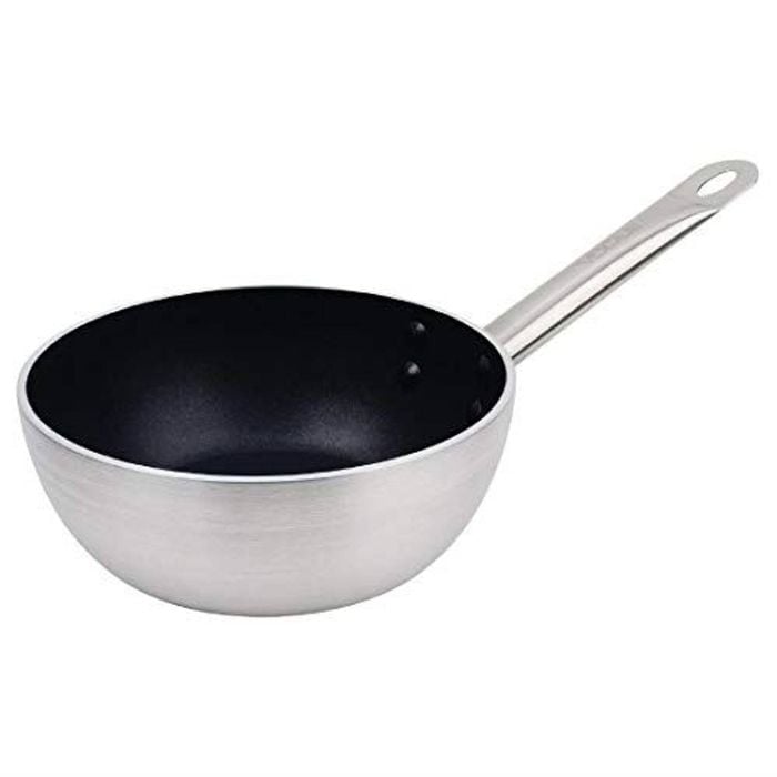 Vogue Flared Saute Pan Aluminium Non-stick Induction Compatible 200mm Commercial Kitchen Cookware
