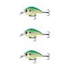3x 13 Fishing 60mm Jabber Jaw Crankbait Fishing Lures - Citrus Shad
