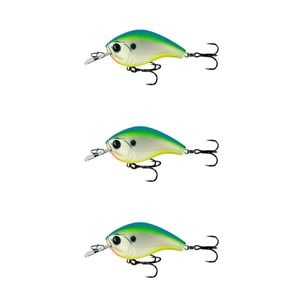 3x 13 Fishing 60mm Jabber Jaw Crankbait Fishing Lures - Citrus Shad