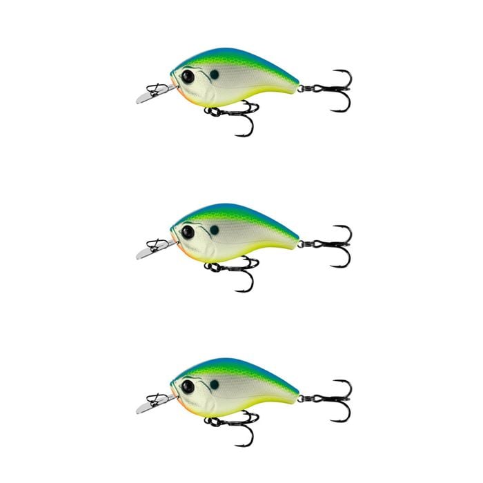 3x 13 Fishing 60mm Jabber Jaw Crankbait Fishing Lures - Citrus Shad