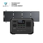 BLUETTI Solar generator kit w/Portable Power Station AC2A, 204Wh 300W + Solar panel 200W Included
