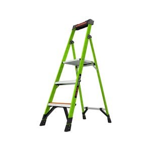  TUFF-N-LITE 150kg 3 Step Fibreglass Platform Ladder 