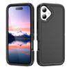 For Apple iPhone 17 Case Drop Resistant Defender Tradies Heavy Duty Rugged Shockproof Tough Cover (Black)