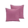 Bloomington Pair of Polyester Cotton European Pillowcases 65 x 65 cm Plum