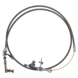 Cal Custom Flexible Kickdown Cable Kit Chrysler 904 Braided Stainless Steel