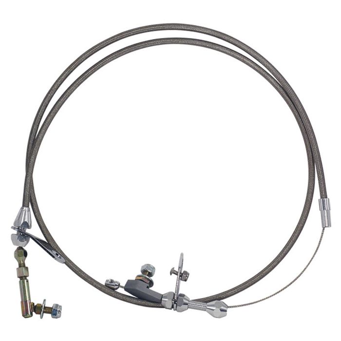 Cal Custom Flexible Kickdown Cable Kit Chrysler 904 Braided Stainless Steel