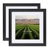 Cooper & Co. Set of 2 40x40cm Mat to 30x30cm Countryside Photo Frame Black