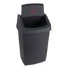 Willow 50L Charcoal Swing & Stay Bin