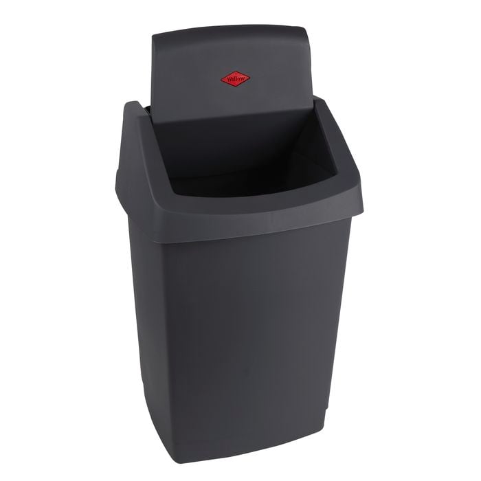 Willow 50L Charcoal Swing & Stay Bin