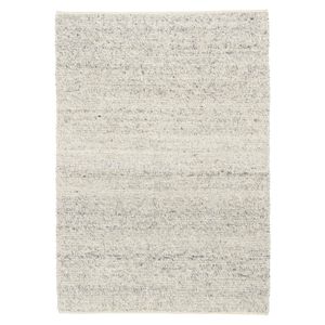 Loopsie-400cm X 300cn-mackenzie Ivory Blue Marbled Wool Rug