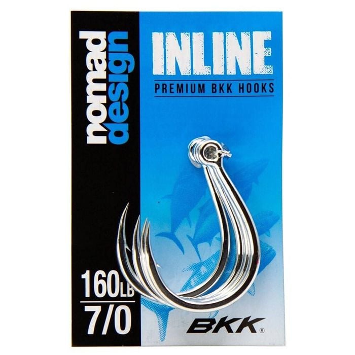 Nomad Design BKK Inline Eye Single Fishing Hook 7/0