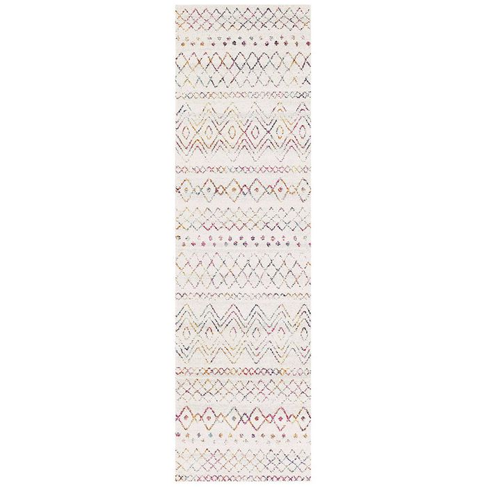 Jaya 453 Multi 500x80cm Runner - Extra Large Pet Friendly Power Loomed Rug
