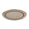 Ladelle Haven 33cm Porcelain Round Platter - Caramel/Taupe