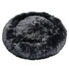 Prestige Pet Snuggle Buddies Calming Cuddler Plush Dog Bed Black 100cm